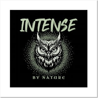 Intense By Nature Quote Motivational Inspirational Posters and Art